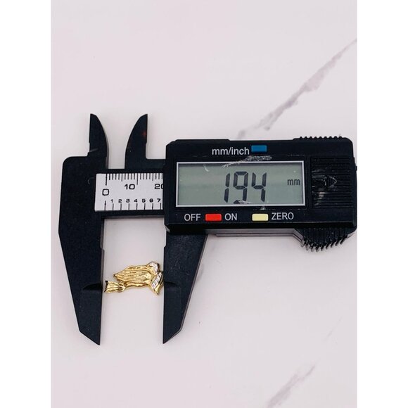 ❤️ 10k solid Gold pendant praying hands pendant - Picture 5 of 5